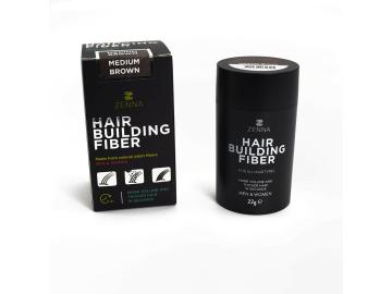 Schütthaar Haarverdichter Streuhaar Haarauffüller Haarpulver Mittelbraun 22g