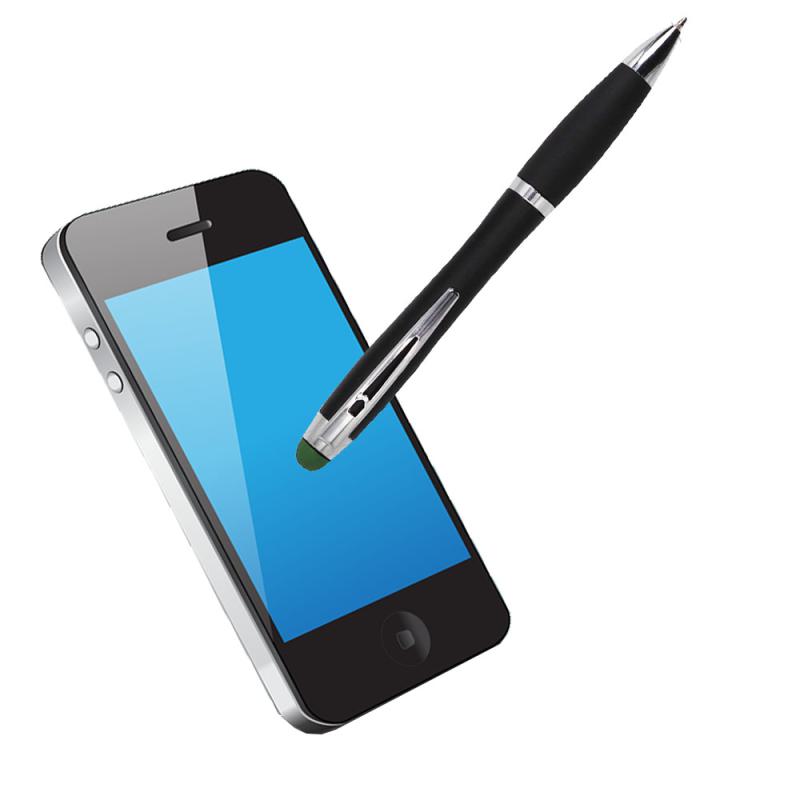 10x Kugelschreiber Touchpen Handy Tablet Smartphone Eingabestift Touch Pen 2in1