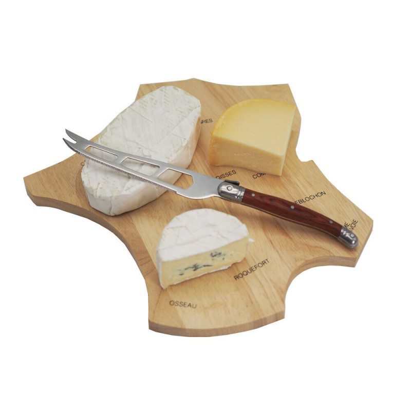 Käsebrett Set Käsemesser und Schneidbrett Holz Käseplatte Servierplatte
