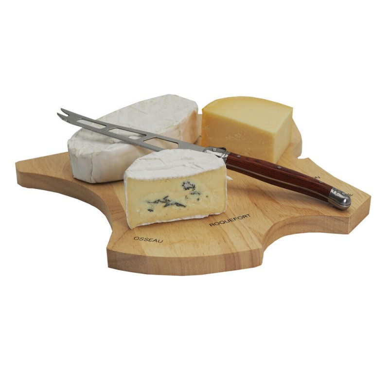 Käsebrett Set Käsemesser und Schneidbrett Holz Käseplatte Servierplatte